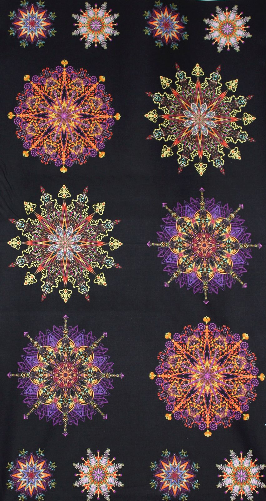 Kismet Mandalas Multi Quilt Panel By Benartex