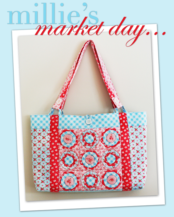 Millie's Market Day handbag kit by Janelle Wind