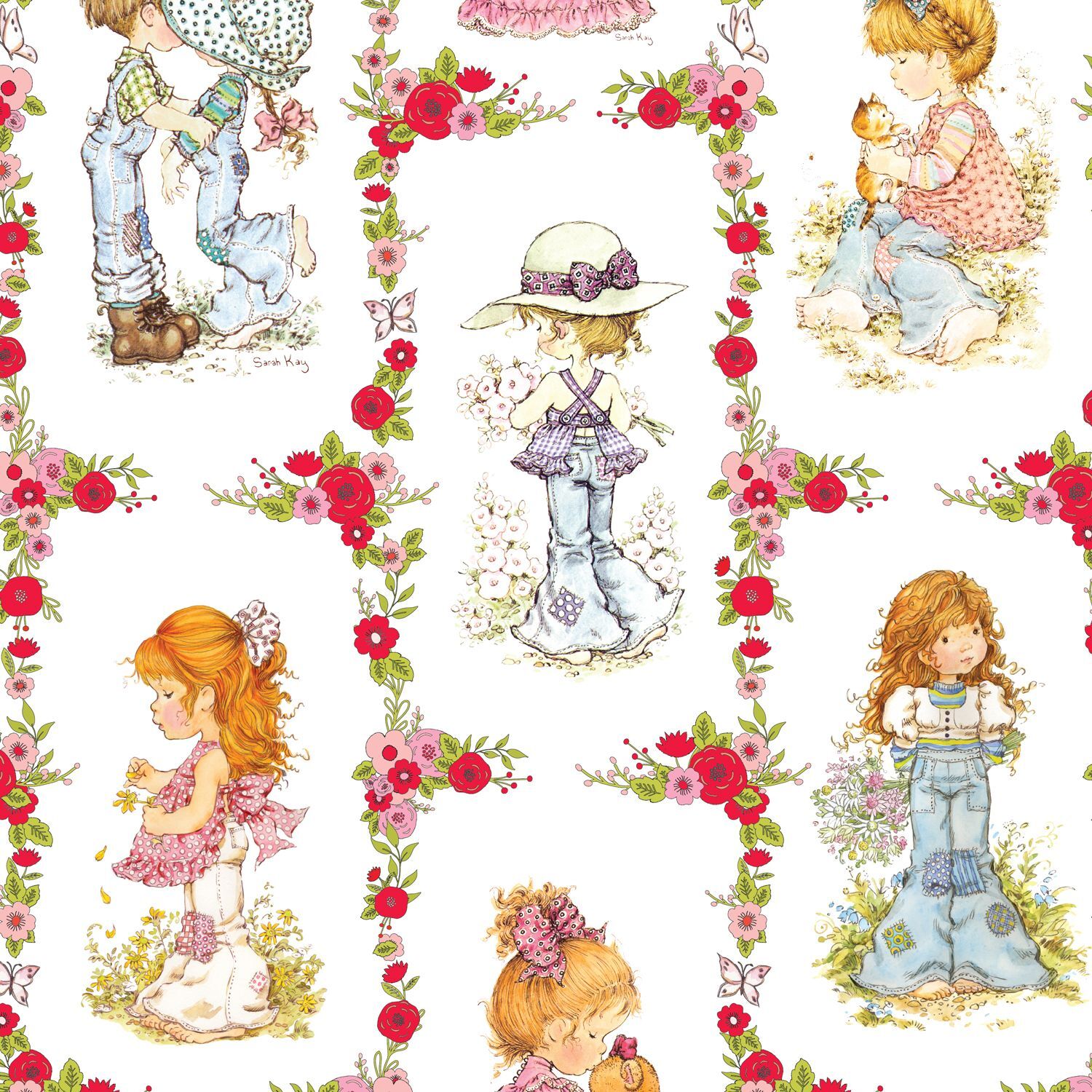 Sarah Kay with Love Devonstone Collection - Novelty Fabric for Quilting,  Clothing, Home Decorating