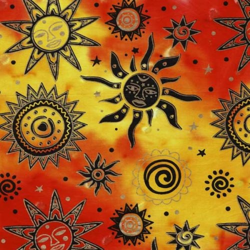 Odyssey Sun Metallic Indian Batik Sunset