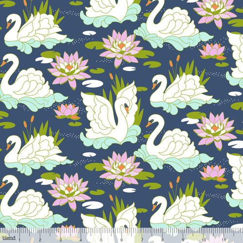 Harmony Swans Blue