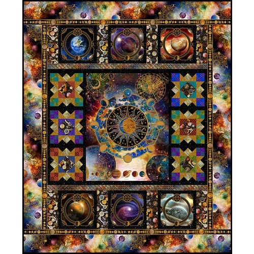 Cosmos Celestial Planets Quilt PATTERN ONLY