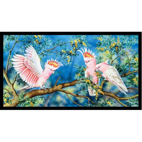 Wildlife Art 4 Australian Major Mitchell Cockatoos 24" DV3703