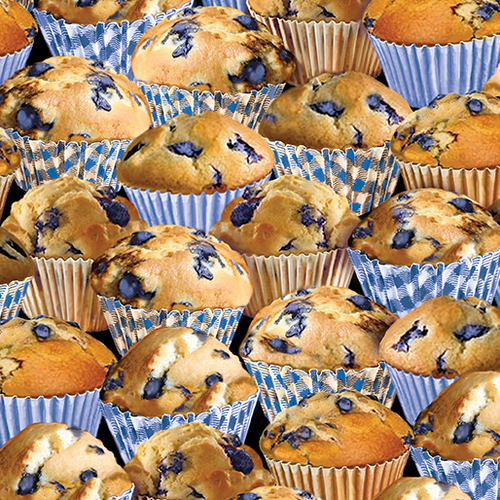Blueberry Hill Yummy Muffins Blue 4299