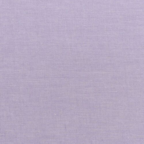 Fabric Remnant- Tilda Chambray Textured Solid 160009-Lavender 80cm