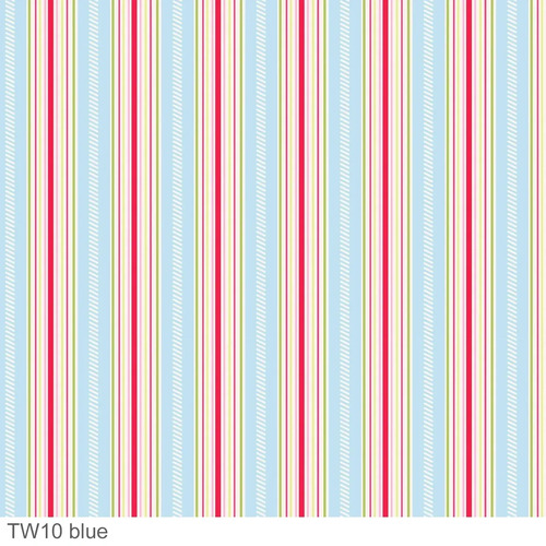 Tanya Whelan Posie Stripe Pink TW10-Blue