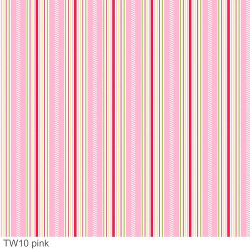 Tanya Whelan Posie Stripe Green TW10-Pink
