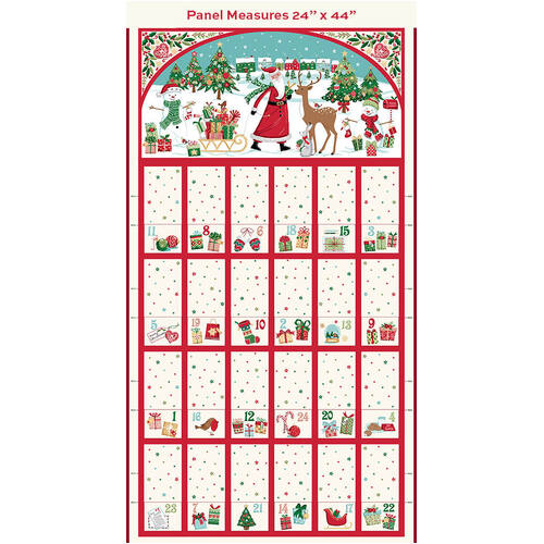 Christmas Wishes Advent Calender Panel M0391