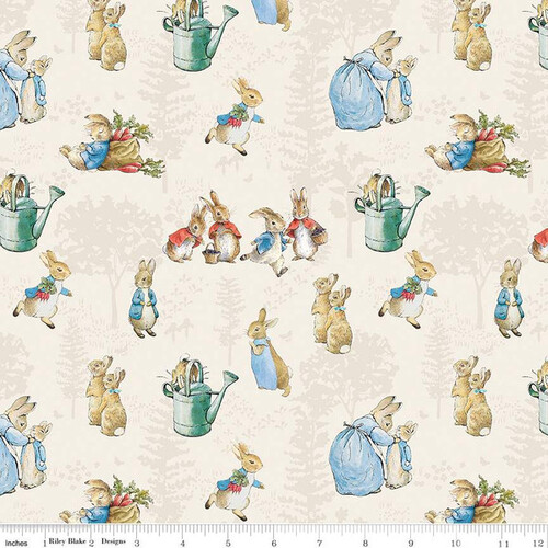 The Tale of Peter Rabbit Beatrix Potter Main Cream C14700