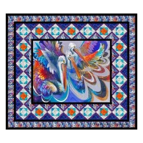 Pelican Shores 36" Panel Quilt Pattern Only