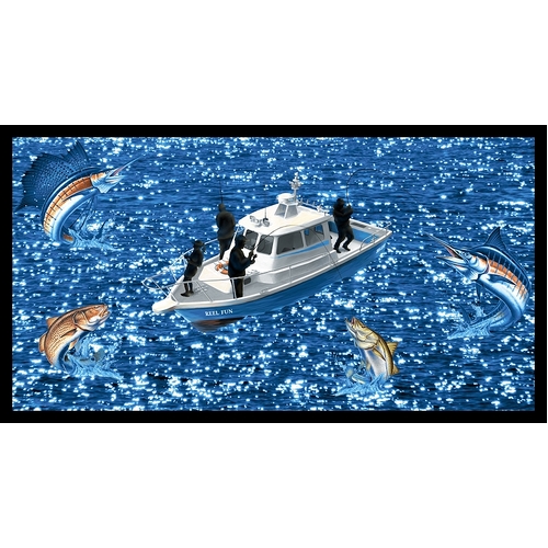 Super Sale Reel Fun Deep Sea Fishing 24" Panel BQ2394P 077