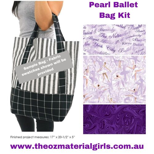 Pearl Ballet Ballerina Grocery / Handbag Kit - Beginner