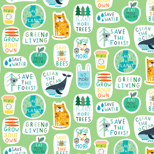 Dashwood Save the Planet Patches Multi D2446