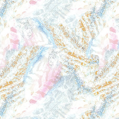 Fabric Remnant -Unicorn-O-Copia Frosting Texture 50cm