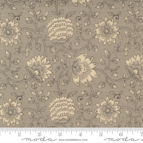 Fabric Remnant -Moda Bonheur De Jour Monet Floral Roche 89cm