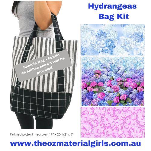 Hydrangea Dreams Grocery / Handbag KIT