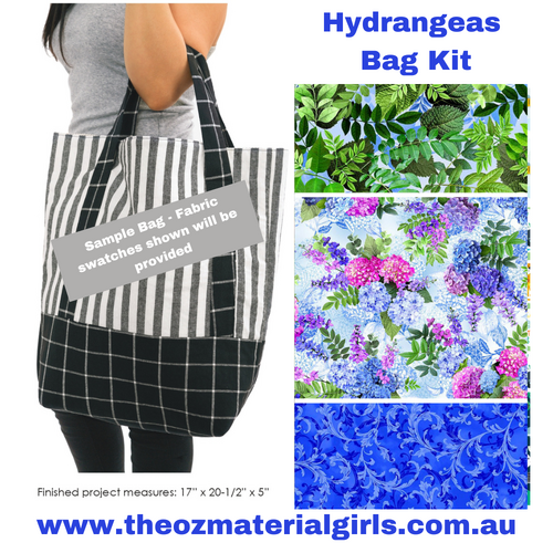 Hydrangea Dreams Grocery / Handbag KIT #2