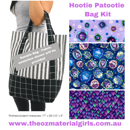 Hootie Patootie Owl Grocery / Library / Handbag KIT