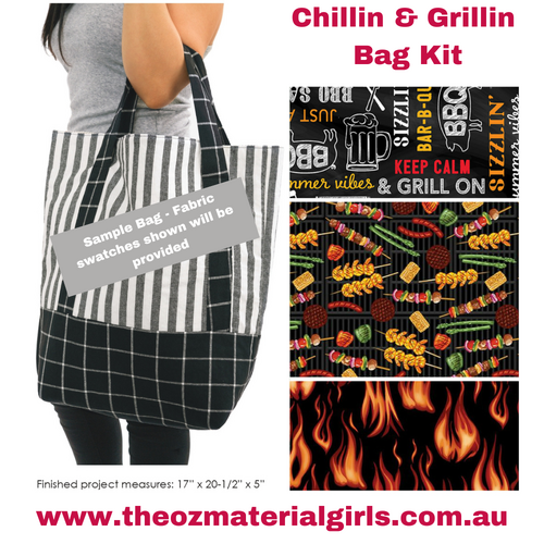 Chillin & Grillin Grocery / Library / Handbag KIT