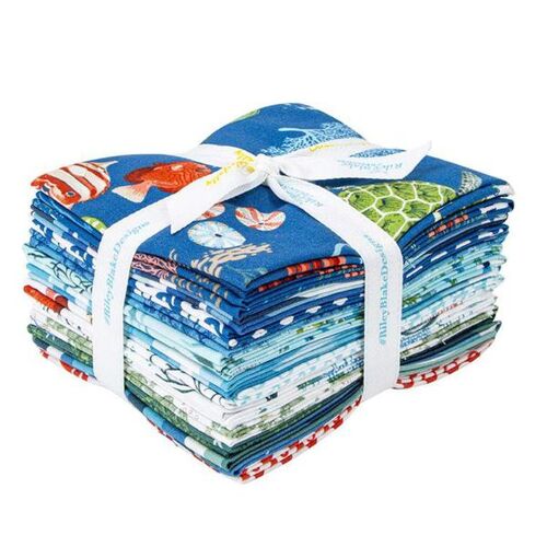 Riley Blake Free as the Ocean Fat Quarter Fabric Bundle