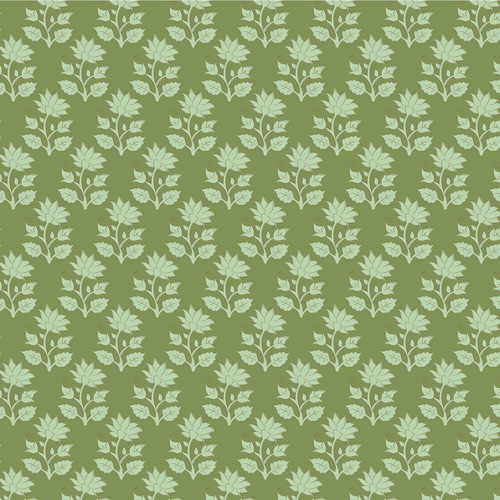 Tilda Sanctuary  Tonal Blender Floral Mira Moss Green 110113