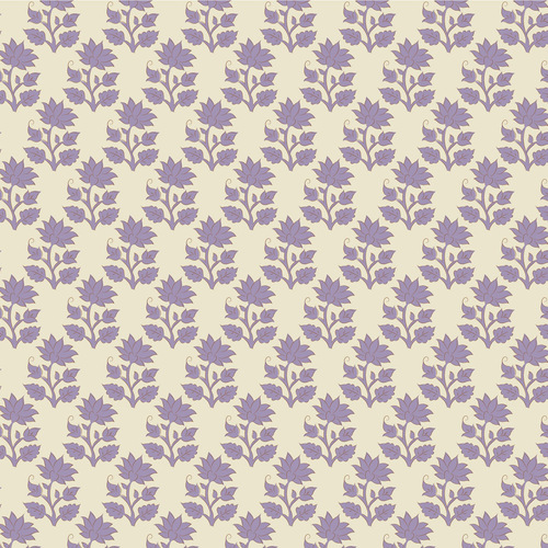 Tilda Sanctuary  Tonal Blender Floral Mira Lavender 110110