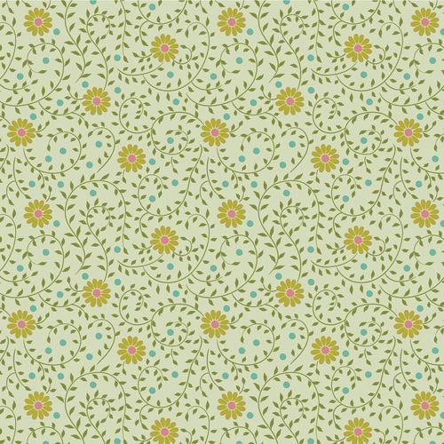 Tilda Sanctuary Floral Daisydream Pistachio Green 100578