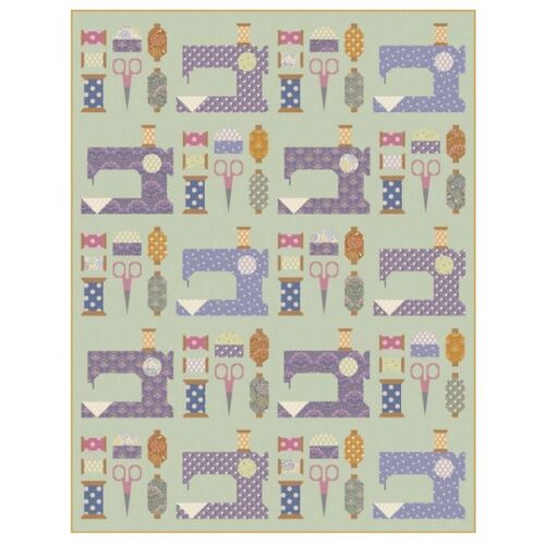 Tilda Sanctuary Make Do & Mend Quilt Kit - Sage