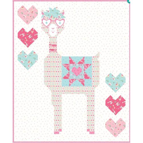 Moda Llama Mama Quilt Pattern 46"x 56"