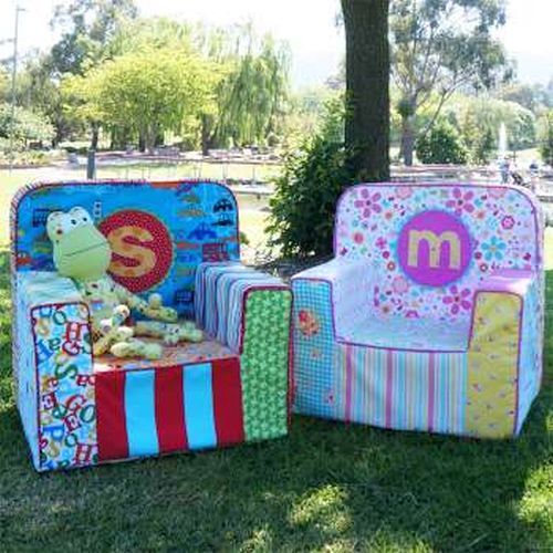 Melly & Me Litle Loungers Kids Chairs Pattern