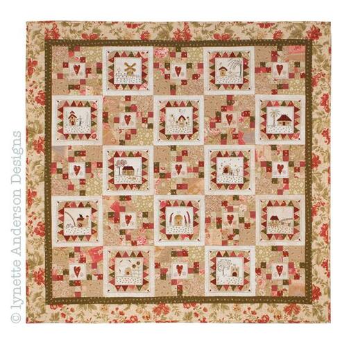 Lynette Anderson My Home or Yours BOM Pattern Set of 13