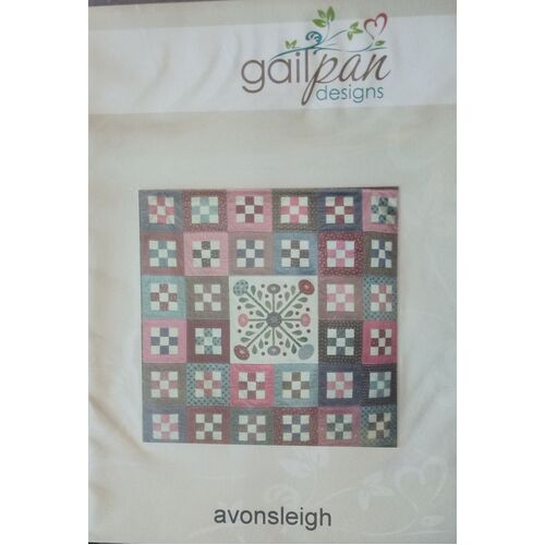 Gail Pan Avonsleigh Floral Quilt Pattern 60" x 60" 