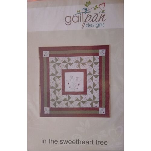 Gail Pan In the Sweetheart Tree Stitchery Quilt Pattern 22" x 22"