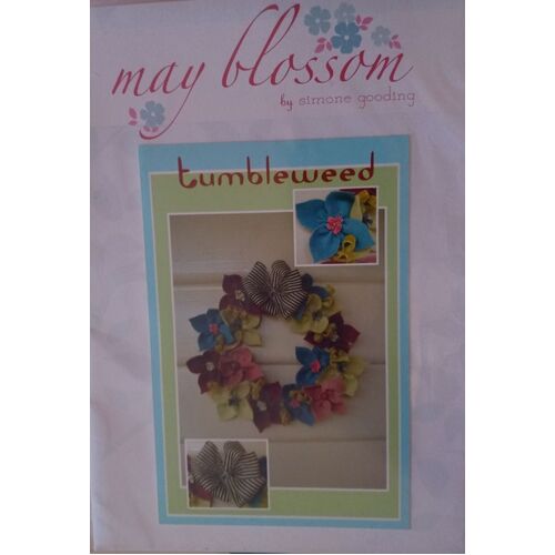 May Blossom Timbleweed Wreath Pattern 10"