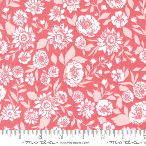 Fabric Remnant -Moda Lovestruck Smitten Floral Florals Toile 45cm