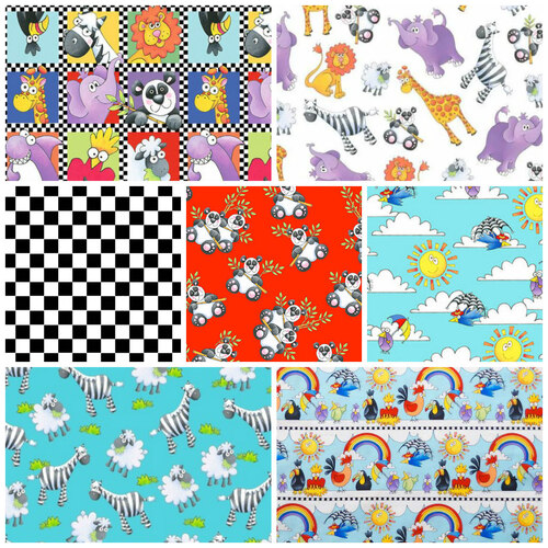 Noah's Story Novelty Animals Fabric Bundle