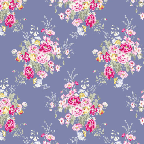 Fabric Remnant-Tanya Whelan Amelie Shabby Pink Rosed Fabric 66cm