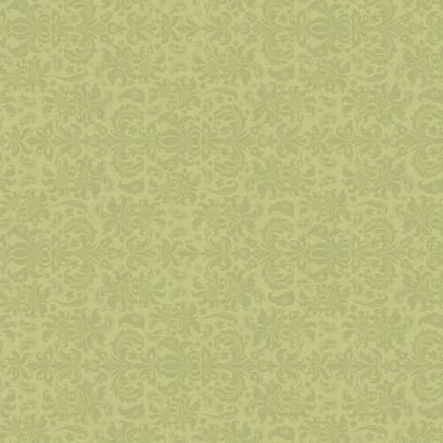 Devonstone Butterfly Bouquets Damask Green DV6040