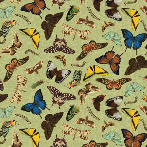 Devonstone Butterfly Bouquets Butterflies Green DV6036