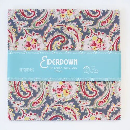 Eiderdown Shabby 10" Layer Cake Fabric Squares DV5927