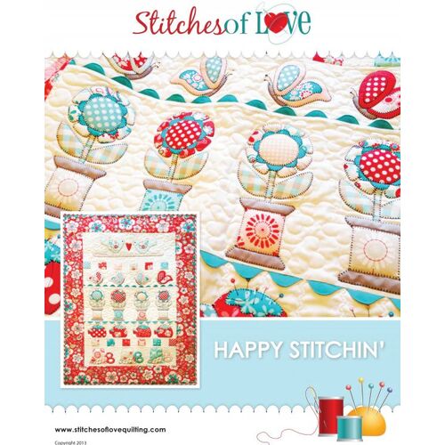 Super Sale Happy Stitchin' Quilt PATTERN ONLY