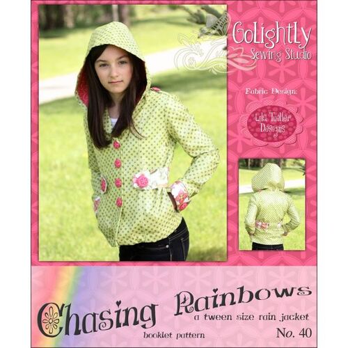 Super Sale Chasing Rainbows Jacket size 8-16 PATTERN ONLY