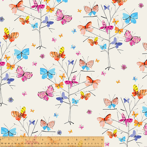 Super Sale Tree of Life Butterflies Cream 50988-3