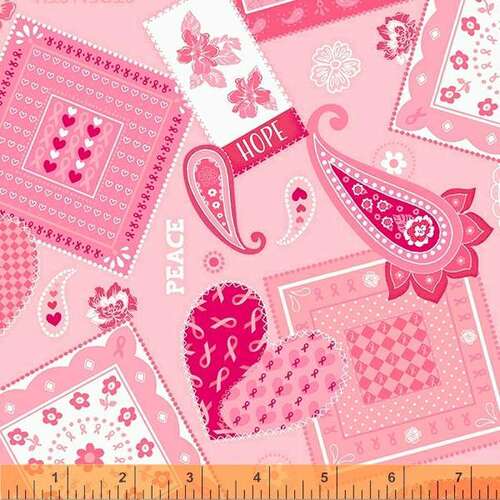 Super Sale Patches of Hope Pink Ribbons Pink 53208-1