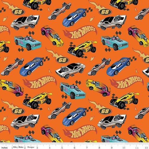 Hot Wheels Made To Race Racing Cars 15300-Orange