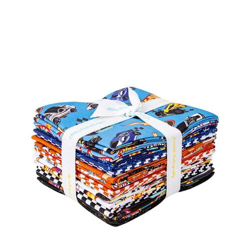 Hot Wheels Made To Race Fabric FQ Fat Quarter Bundle