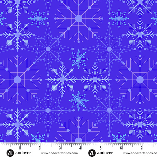 Century Prints Deco Frost Crystalize Tempest Blue CS-1113-B