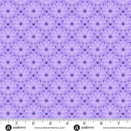 Century Prints Deco Frost Winter Clamshells Lavender CS-1111-P