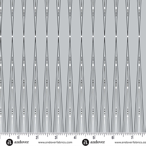 Century Prints Deco Frost Icicles February Grey CS-1110-C