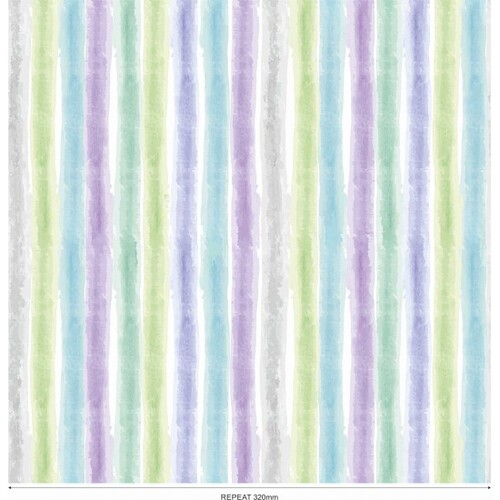 Nursery Balloons Stripe Pastel 81520-5